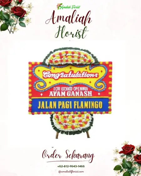 Sewa Papan Bunga Ngompro